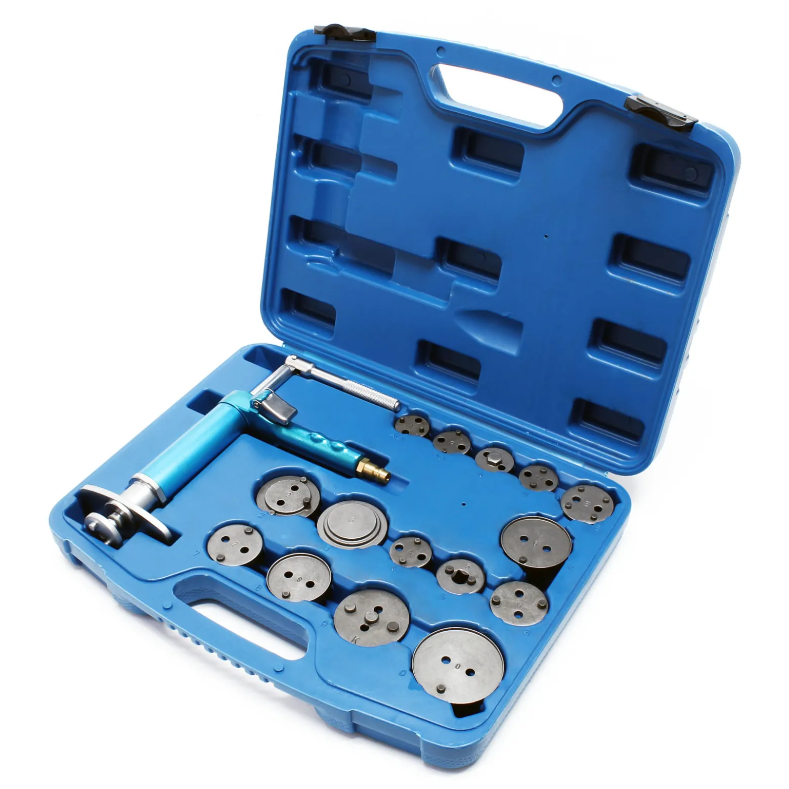 Universal Druckluft Bremskolben-Rücksteller Set Bremskolbenrückdreher 16 tlg L/R
