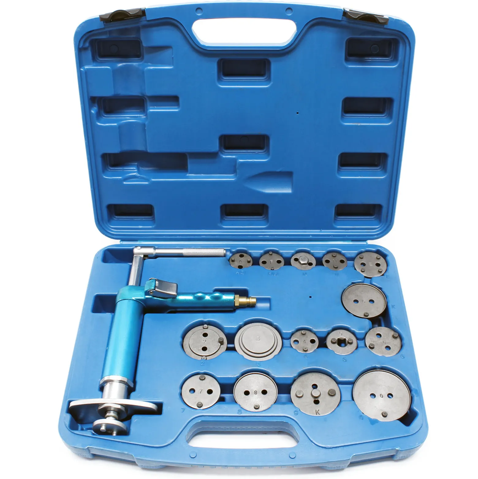 Universal Druckluft Bremskolben-Rücksteller Set Bremskolbenrückdreher 16 tlg L/R