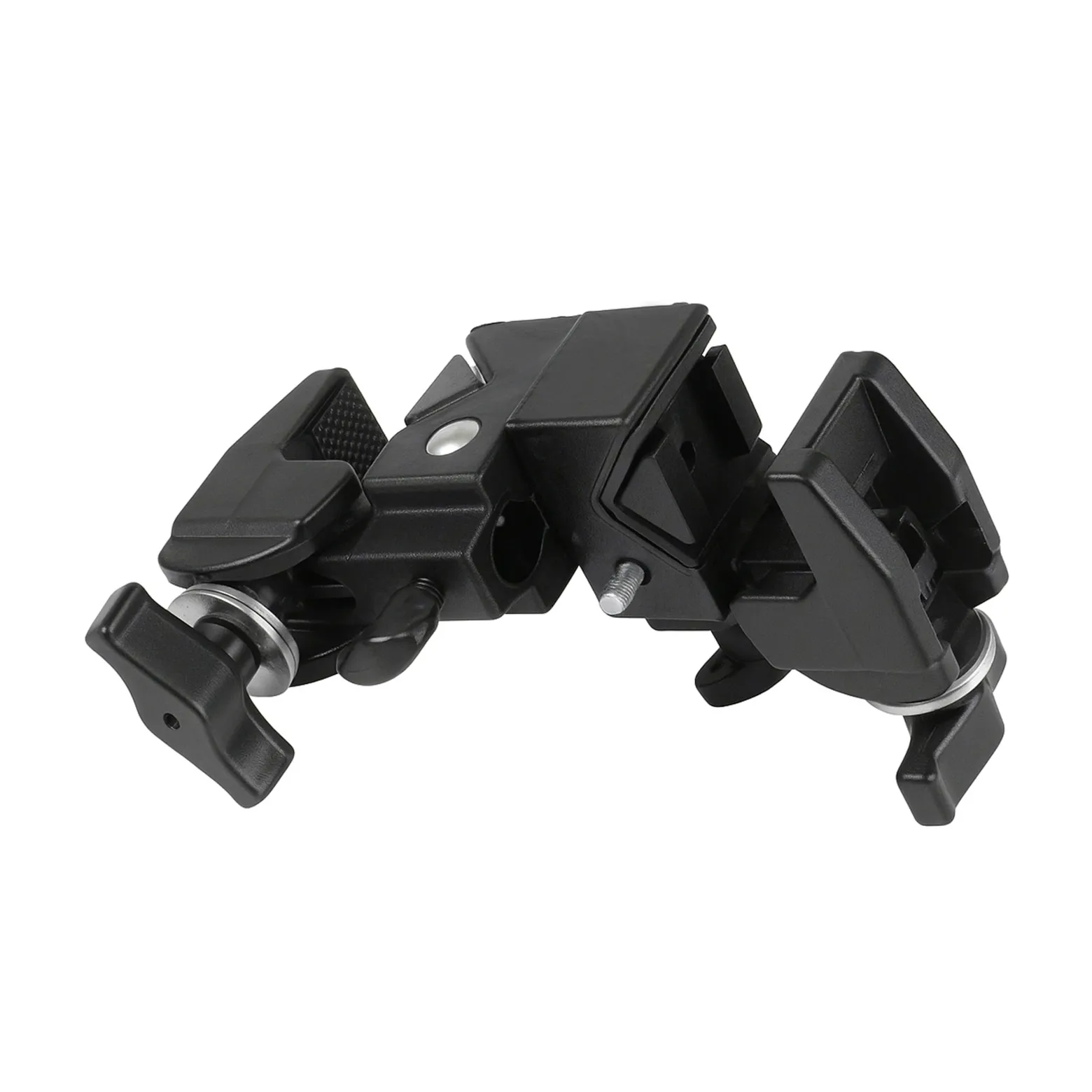 Walimex Doppel-Superklemme 100 x 100 x 180 mm mit 5/8 Spigot, Klemmbereich 10-60 mm
