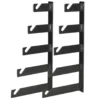 Walimex 2er-Set von 5-fach Hintergrundhaken - 280 x 50 x 590 mm - Belastbarkeit je Haken 6 kg - aus Metall - für Wand und Decke - Fotostudio Fotozubehör Kamera Zubehör für Fotohintergrund