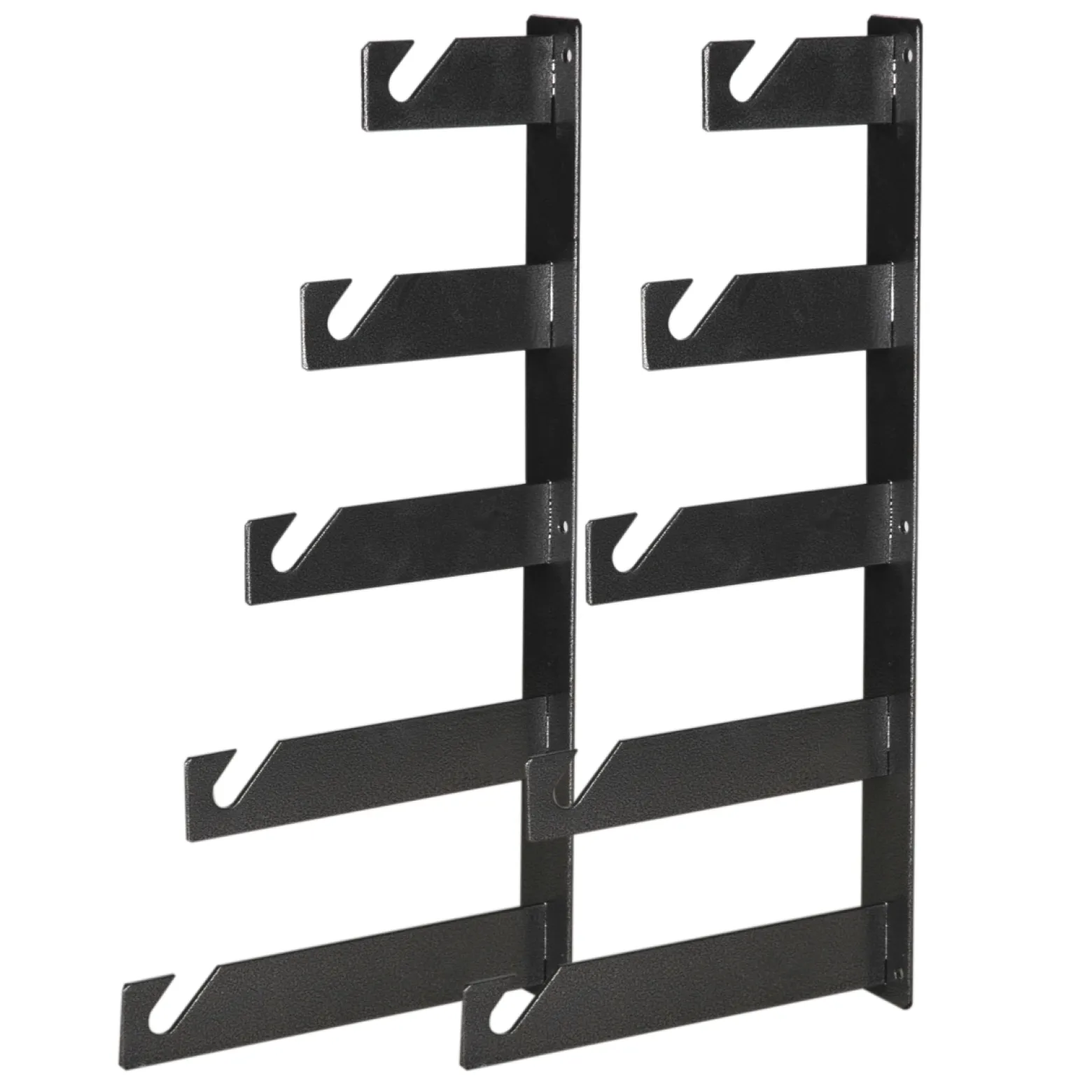 Walimex 2er-Set von 5-fach Hintergrundhaken - 280 x 50 x 590 mm - Belastbarkeit je Haken 6 kg - aus Metall - für Wand und Decke - Fotostudio Fotozubehör Kamera Zubehör für Fotohintergrund