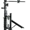Walimex Klapp Blitzschiene mit Teleskop Arm - 280 x 155 x 79 mm - mit 1/4" Anschluss, Blitzschuh, Schnellwechselplatte mit 1/4" Gewinde und Tasche - Foto Studio Equipment