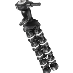 Walimex Multiflex-Stativ 16,5 cm flexibel biegbar Mini Stativ mit Schnellwechselplatte 1/4 Zoll, belastbar bis 750 g, Tischstativ für Kompaktkamera und Actioncam