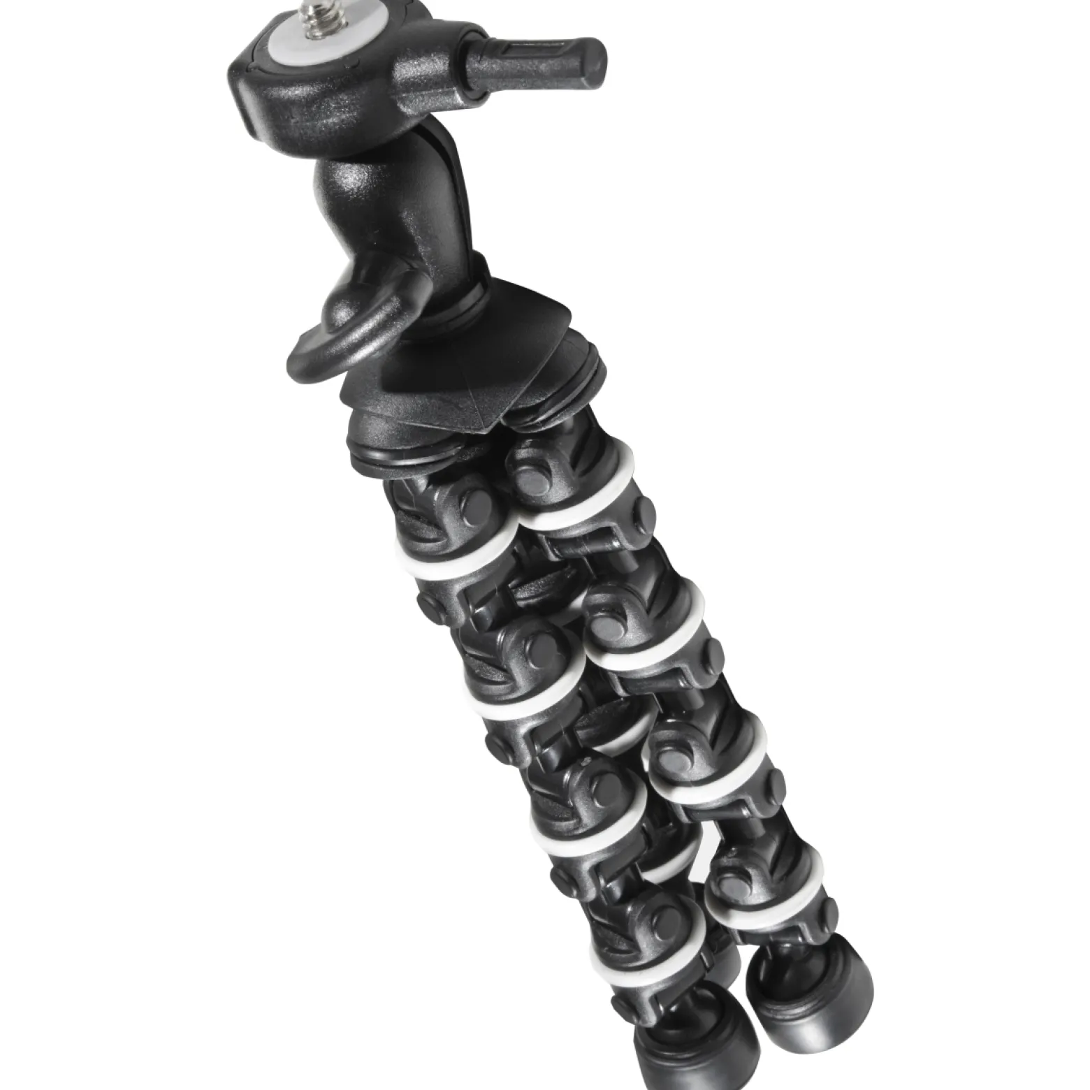 Walimex Multiflex-Stativ 16,5 cm flexibel biegbar Mini Stativ mit Schnellwechselplatte 1/4 Zoll, belastbar bis 750 g, Tischstativ für Kompaktkamera und Actioncam