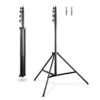 Walimex pro AIR 380 Deluxe Lampenstativ 2er-Set max. Höhe 380 cm, Lichtstativ mit Luftfederung, Blitzstativ mit 15 kg Traglast, Dreibeinstativ aus Aluminium, Leuchtenstativ für Fotostudio und Outdoor