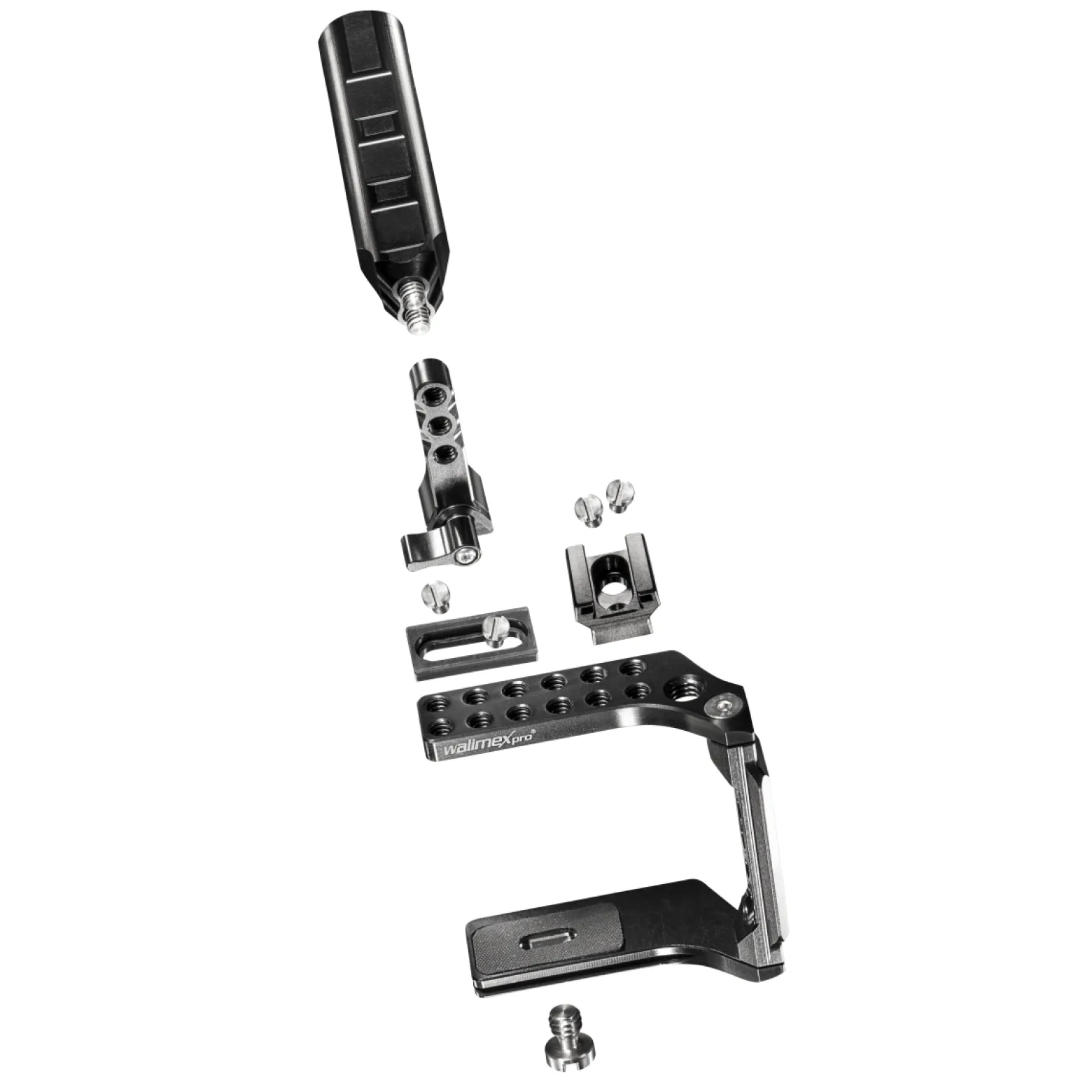 Walimex pro Aptaris Cage-System Universal - 1/4" und 3/8" Gewinde - für kompakte Systemkamera kompatibel mit vielen Marken - Kamerazubehör