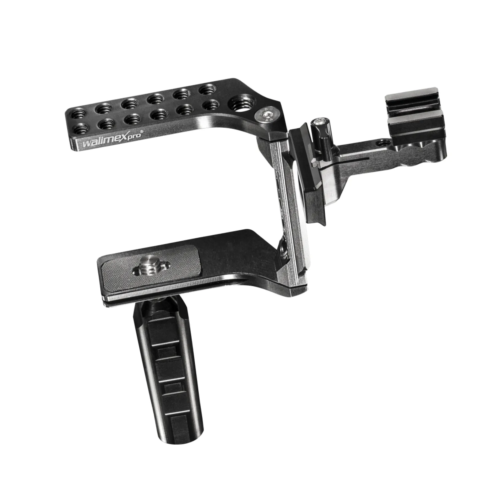 Walimex pro Aptaris Cage-System Universal - 1/4" und 3/8" Gewinde - für kompakte Systemkamera kompatibel mit vielen Marken - Kamerazubehör