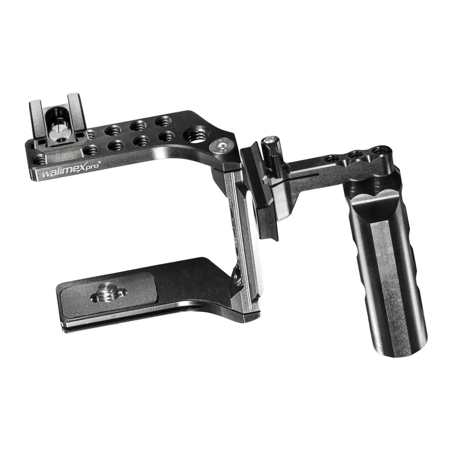 Walimex pro Aptaris Cage-System Universal - 1/4" und 3/8" Gewinde - für kompakte Systemkamera kompatibel mit vielen Marken - Kamerazubehör