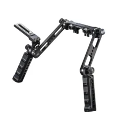 Walimex pro Aptaris Extension Arm Auslegearme für Video Rig 15 mm - aus Aluminium - Ergonomisch - mit 3x 1/4" Gewinde - Foto Video Zubehör Studio