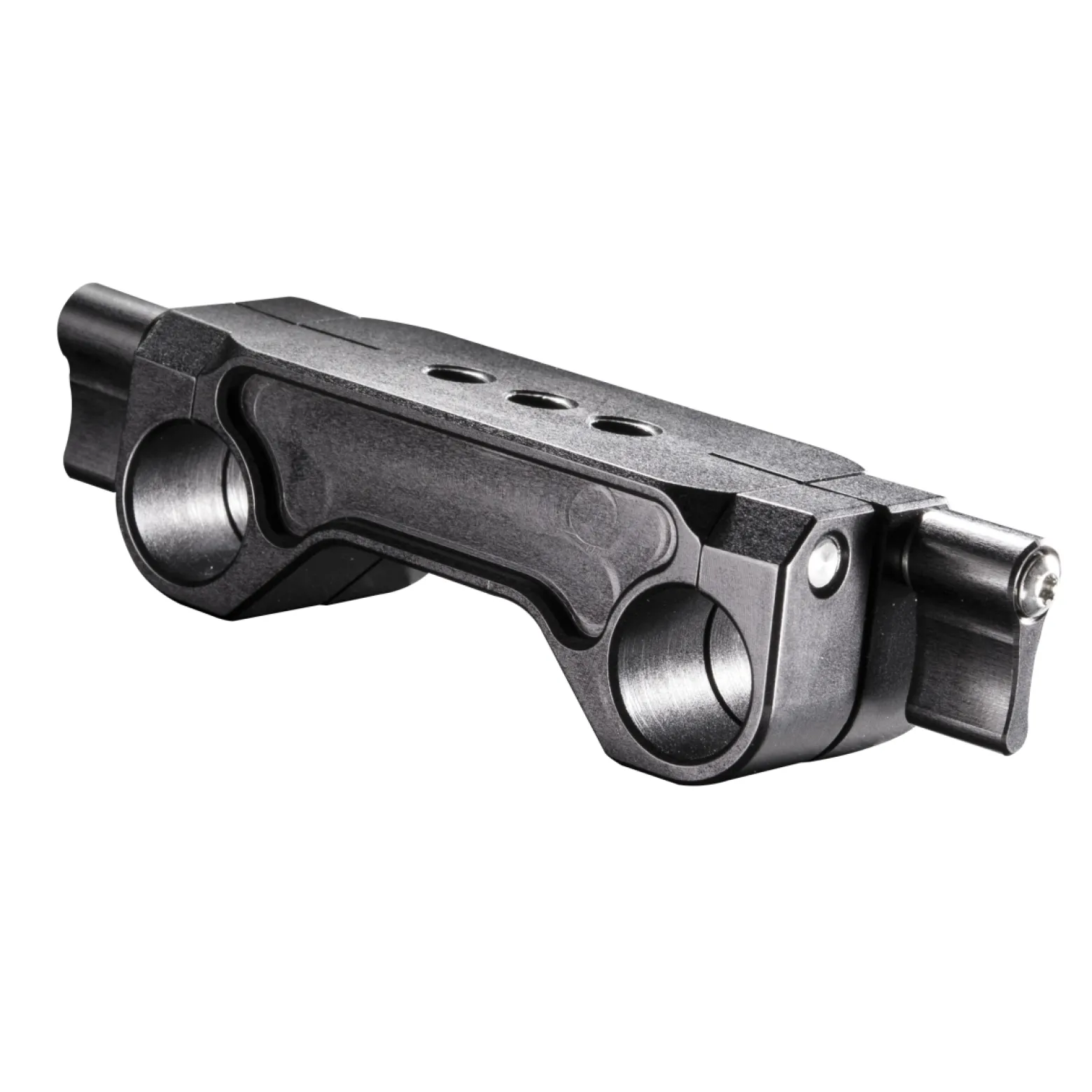 Walimex pro Aptaris 15 mm Rod Clamp - mit drei 1/4" Gewinden - für Rod-Klemme Video-Rig System Foto Video Zubehör Studio