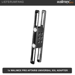 Walimex pro Aptaris Universal XXL Adapter Verlängerungsadapter - 93 x 27 x 12 mm - für Walimex Pro Aptaris XL Cage Frame - Foto Video Zubehör Studio Set