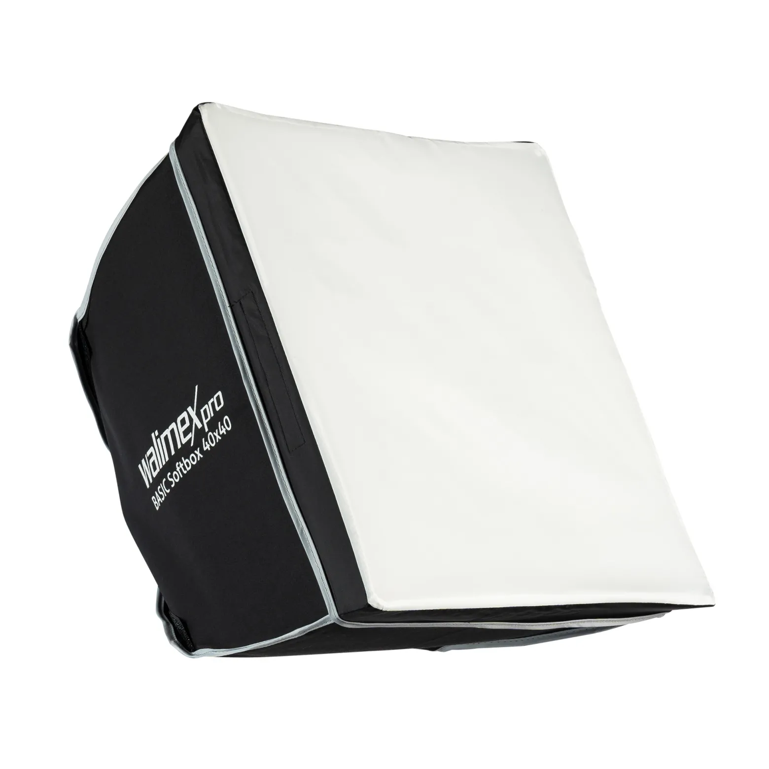 Walimex pro Basic Softbox 40 x 40 cm, um 360° drehbar, inkl Front- und Zwischendiffusor, Transporttasche, Bowens Adapter, ideal für Produkt- und Peoplefotografie