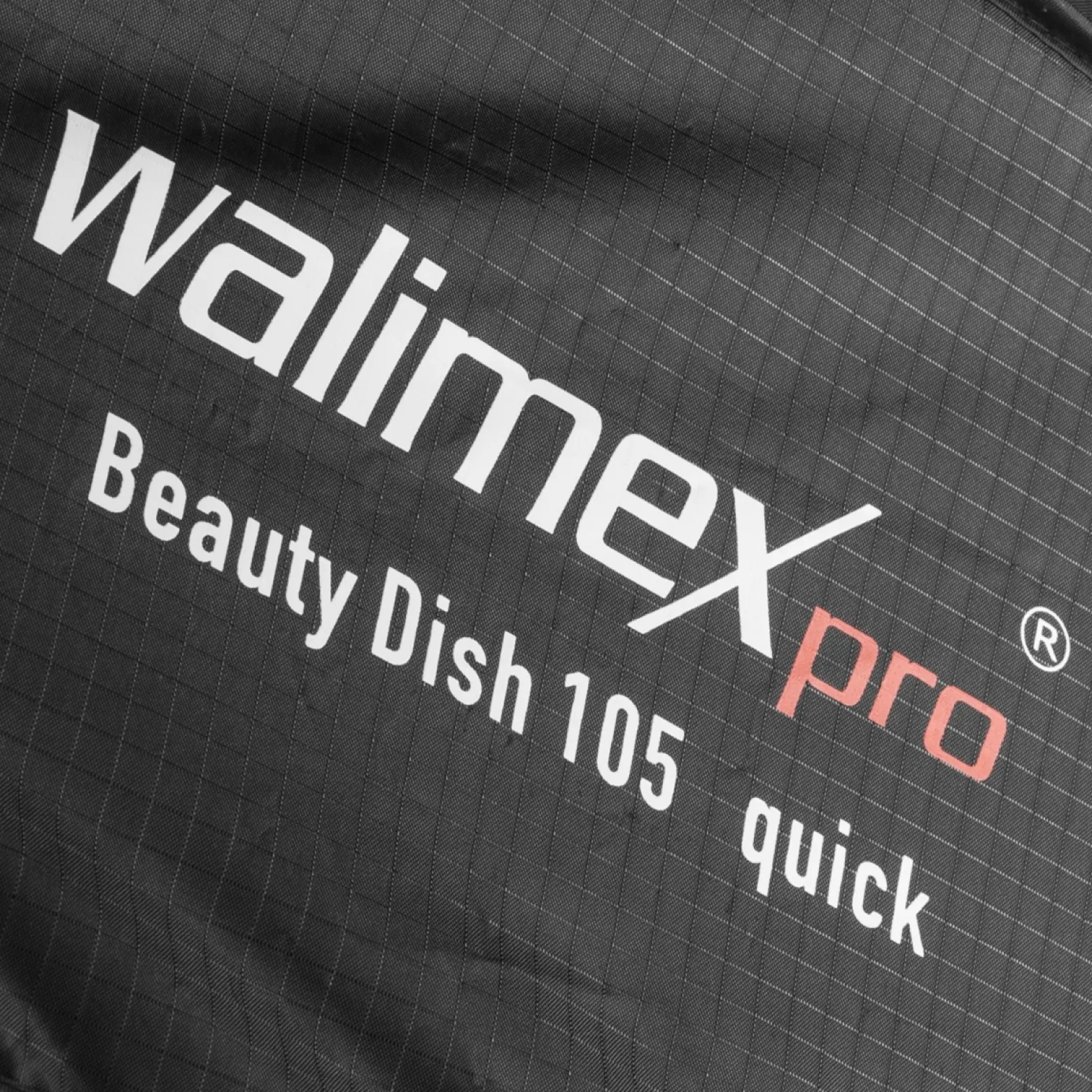 Walimex pro Beauty Dish Softbox - Ø1050 x 460 mm - Quick Assembly QA105 - faltbar, mit Grid, Innen- und Außendiffusor, Tasche - Fotografie für Speedlite Aufsteckblitz Studioblitz