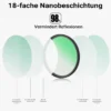 Walimex pro Black Diffusion 1/4 Filter Nano 49 mm, Diffusionsfilter mit 18-facher Nano-Beschichtung, Nebelfilter mit 3,3 mm Slimfassung