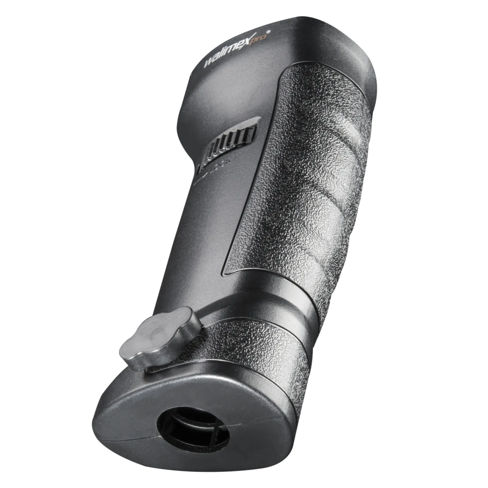 Walimex pro Blitzhalter Shooter - 128 x 46 x 310 mm - 5/8" Spigot - 360° Blitzschuh - Komfortabel und ergonomisch - Halterung Handgriff für Kamera Foto Studio Systemblitze