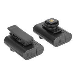 Walimex pro Boya 2er Set WM4 Pro K-1 Lavalier Kondensator Mikrofon - 60 m - mit Sender und Empfänger, 3,5 mm Klinkenstecker, 120 cm Kabel, Etui - für Video- und Audioanwendungen