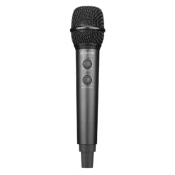 Walimex pro Boya HM2 Handmikrofon, Mikrofon mit USB-C Anschluss & 120 cm Kabel, Mikro für Handy zum Singen, Kopfhörerbuchse und Halterung für Mikrofonstativ