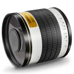 Walimex pro 500/6,3 DSLR Spiegel Objektiv, Kameraobjektiv mit 500 mm Brennweite, Spiegelobjektiv für Vollformat und APS-C Kamera, hochwertiges Kamera Equipment