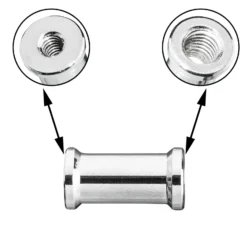 Walimex pro Dual Flash Bracket System mit Ausleger - mit 2x Blitzschuh, 2x Standaraufnahme für Lichtschirm, Feststellrad - Dualhalter Ausleger für Kamera Studio