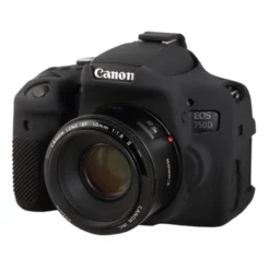 Walimex pro easyCover für Canon 750D – angenehm griffige Silikon-Schutzhülle, Kamera-Abdeckung - passgenau, uneingeschränkte Bedienbarkeit