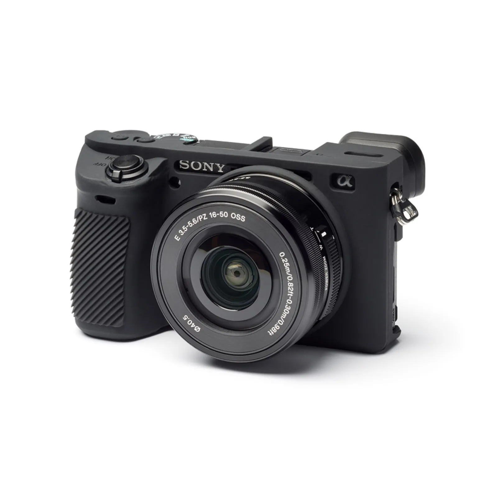 Walimex pro easyCover für Sony A6500 – angenehm griffige Silikon-Schutzhülle, Kamera-Abdeckung - passgenau, uneingeschränkte Bedienbarkeit