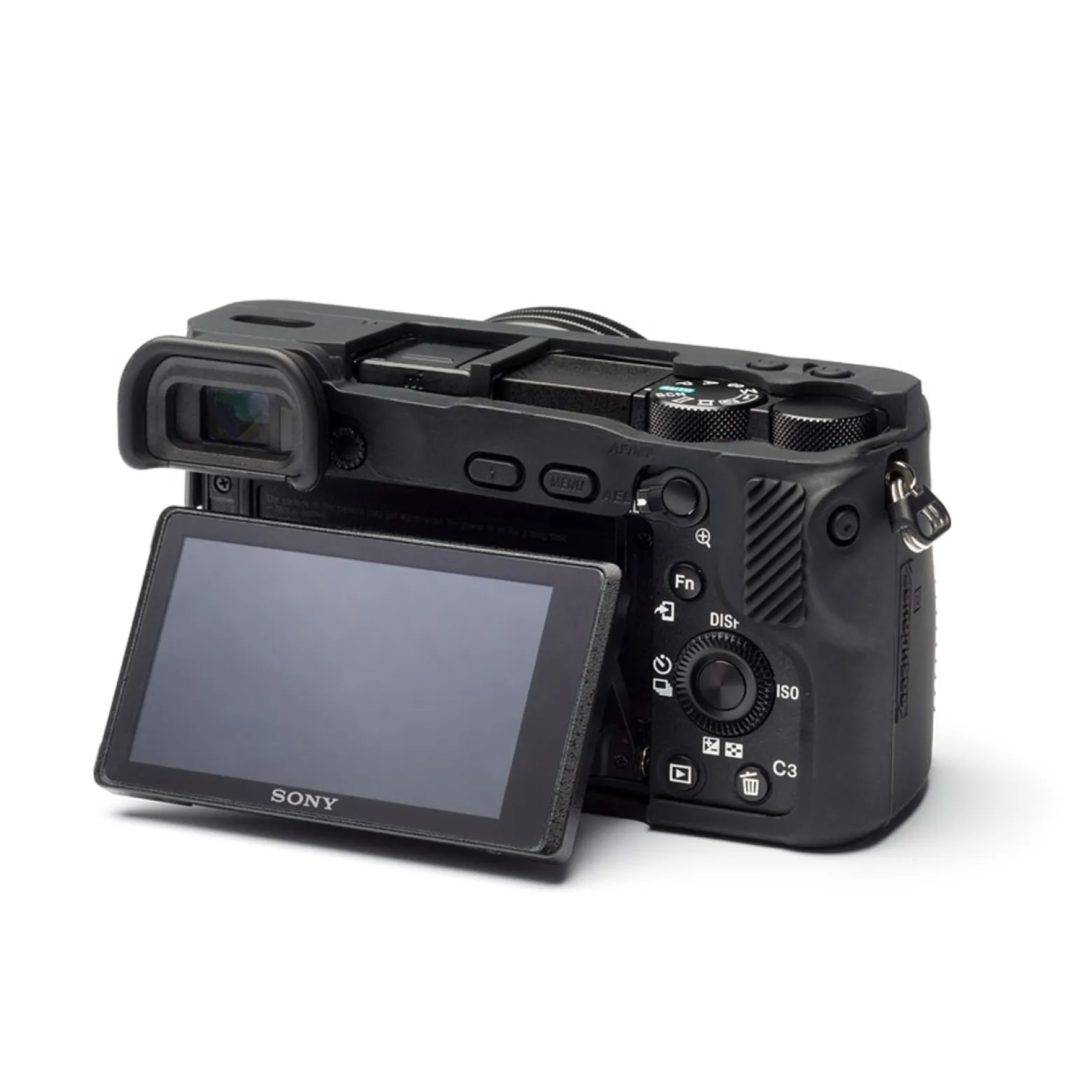 Walimex pro easyCover für Sony A6500 – angenehm griffige Silikon-Schutzhülle, Kamera-Abdeckung - passgenau, uneingeschränkte Bedienbarkeit
