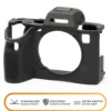 Walimex pro easyCover Kamera Schutzhülle kompatibel mit Sony A7 IV, rutschsichere Silikonhülle, Kameraabdeckung für uneingeschränkte Bedienbarkeit