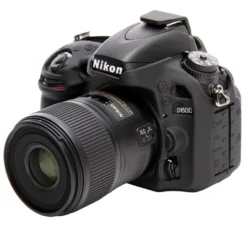 Walimex pro easyCover kompatibel mit Nikon D600 / D610 – angenehm griffige Silikon-Schutzhülle, Kamera-Abdeckung - passgenau, uneingeschränkte Bedienbarkeit