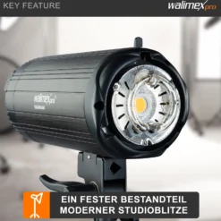 Walimex pro Ersatzblitzröhre für Mover 400 TTL, Stager 400, Campaigner 400 – Studioblitz Blitz Röhre Blitzrohr Ringblitzröhre