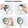 Walimex pro Filterhalter 67 mm für Handykamera, Cold Shoe Mount für LED und Mikrofon, professionelles Fotografieren mit Smartphone, Halterung für Diffusionsfilter, ND Filter, Polfilter