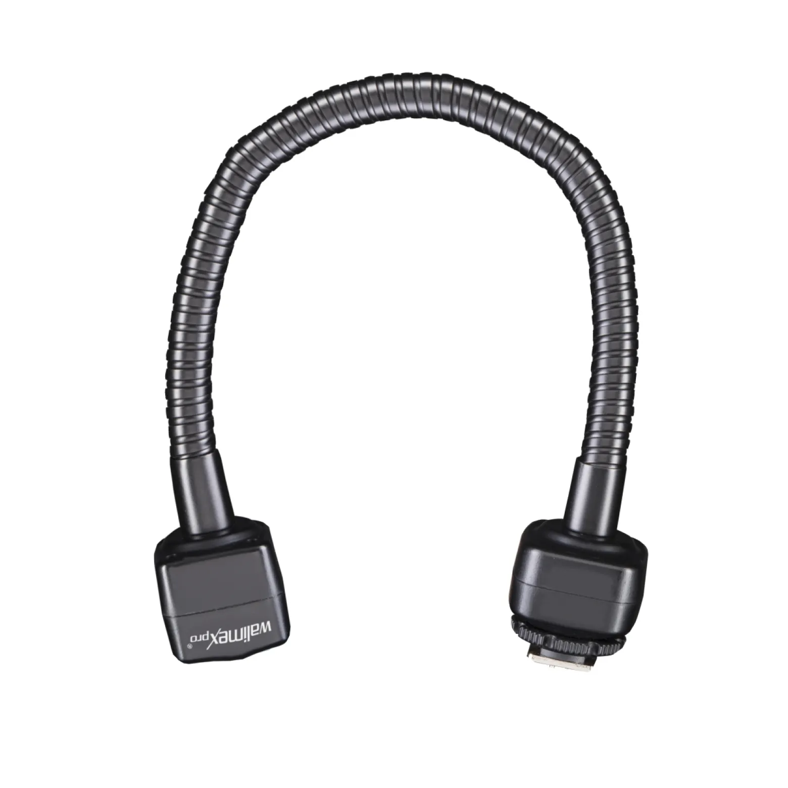 Walimex pro flexibler TTL Schwanenhals - 340 x 40 x 40 mm - aus Metall - Blitzhalterung für Blitzschuh TTL-fähiger Kameras/Blitze - kompatibel mit Nikon