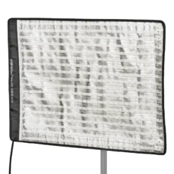 Walimex pro Flex LED 1000 Bi Color Leuchtmatte, 100 W Flächenleuchte, flexible Studioleuchte dimmbar, spritzwassergeschützte Videoleuchte mit Display und Akku-Steckplatz