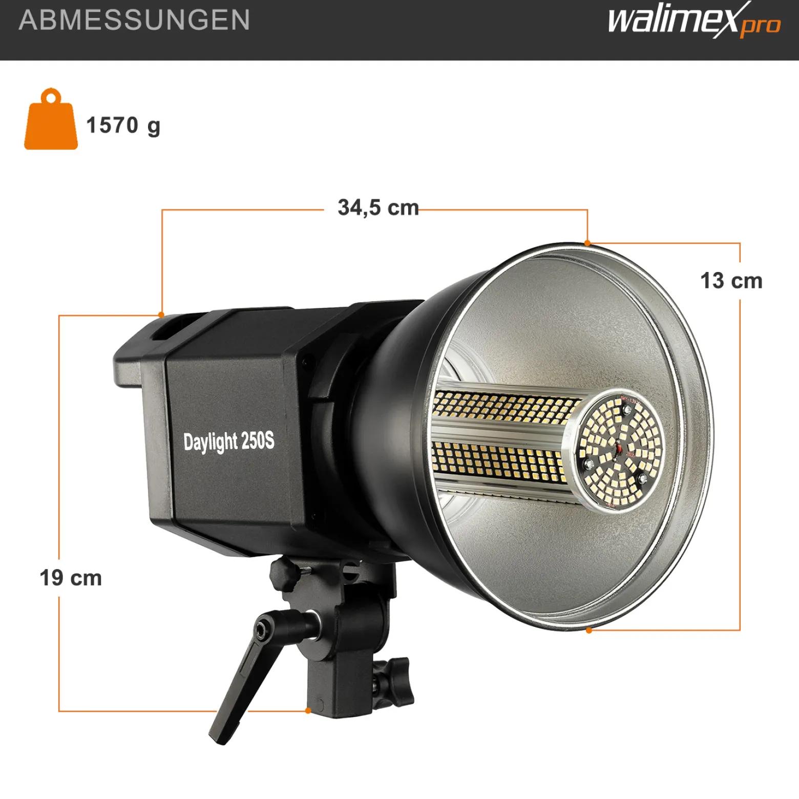 Walimex pro Fotostudio 2er Set mit 2x 35 W LED Studioleuchte, 2x 90 x 60 cm Softbox, 2x Lampenstativ bis 256 cm, Studiolicht 5000 K Farbtemperatur, Lichtstativ mit Federdämpfung