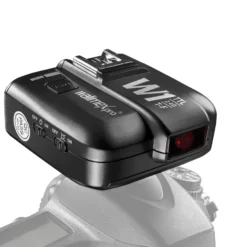 Walimex pro Funkauslöser W1 TTL kompatibel mit Fujifilm Kameras – Kabelloser 2,4GHz Blitz-Fernauslöser, TTL-Steuerung bis 100m, Unterstützung von Blitzautomatik, HSS, 5 Gruppen, 32 Kanäle