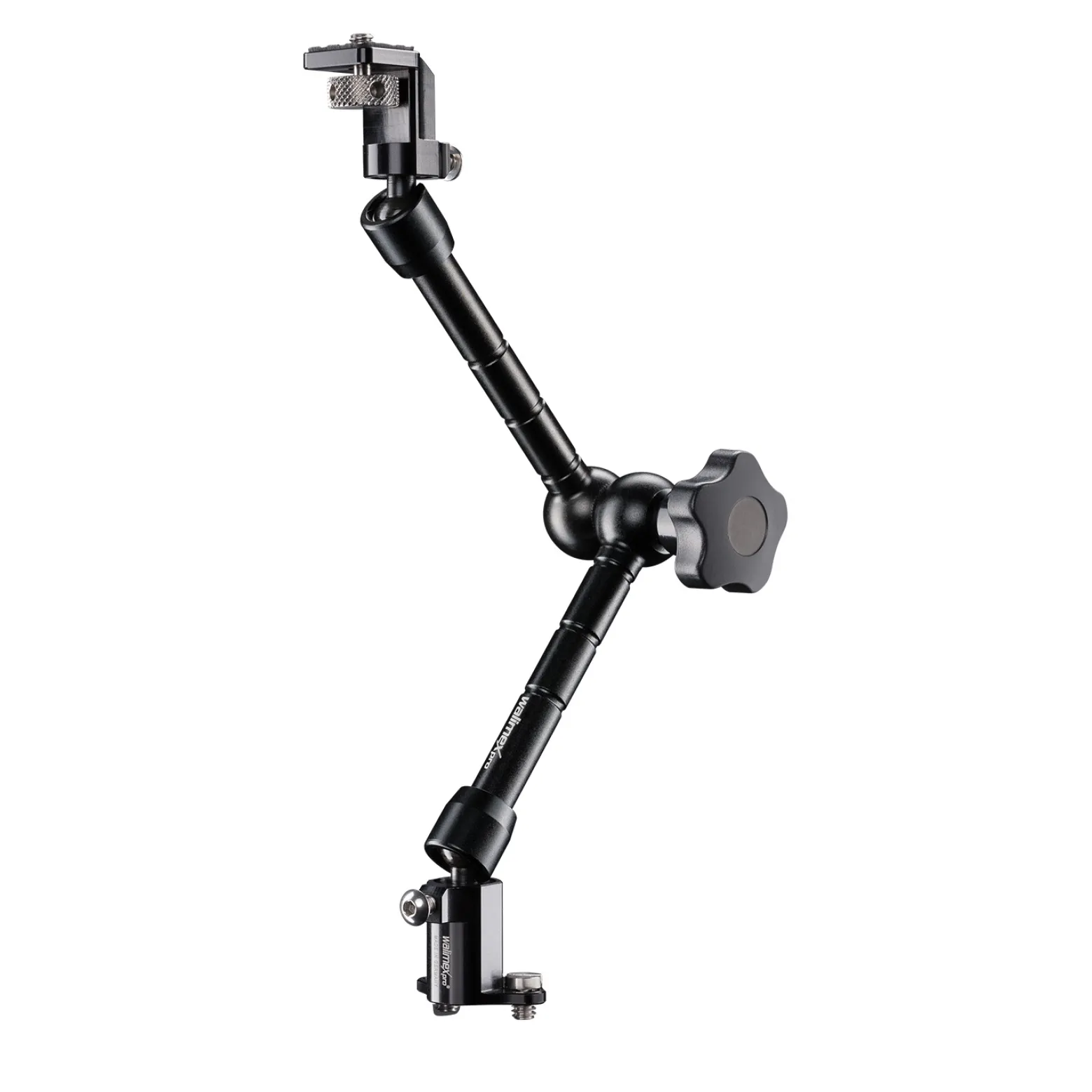 Walimex pro Gelenkarm Verdrehschutz Set Größe L / 28 cm - 300 x 80 x 80 mm - mit 2x 1/4" Schraube u. 1/4" Innengewinde - für Photo und Video Rigs, Cages, Gelenkarme