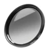 Walimex pro Graufilter ND8 vergütet 77 mm Neutraldichtefilter 3 Blendenstufen mit Frontgewinde Metallfassung