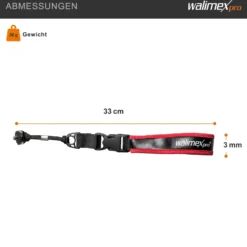 Walimex pro Handschlaufe BR-1 - 330 x 30 x 20 mm - aus weichem Neopren - mit 1/4