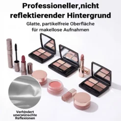 Walimex pro Hintergrundkarton 2,60 x 10 m weiß, robuster Fotohintergrund aus Karton, Fotoleinwand als Backdrop für Fotostudio, reflexfrei, strapazierfähig, ideal für Produktfotografie