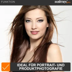 Walimex pro Hintergrundsystem XXL 190-465 cm breit, Hintergrundständer bis 400 cm Höhe, Lampenstative mit 5/8 Zoll Spigot, Hintergrund-Set für Fotografie, Video & Green Screen