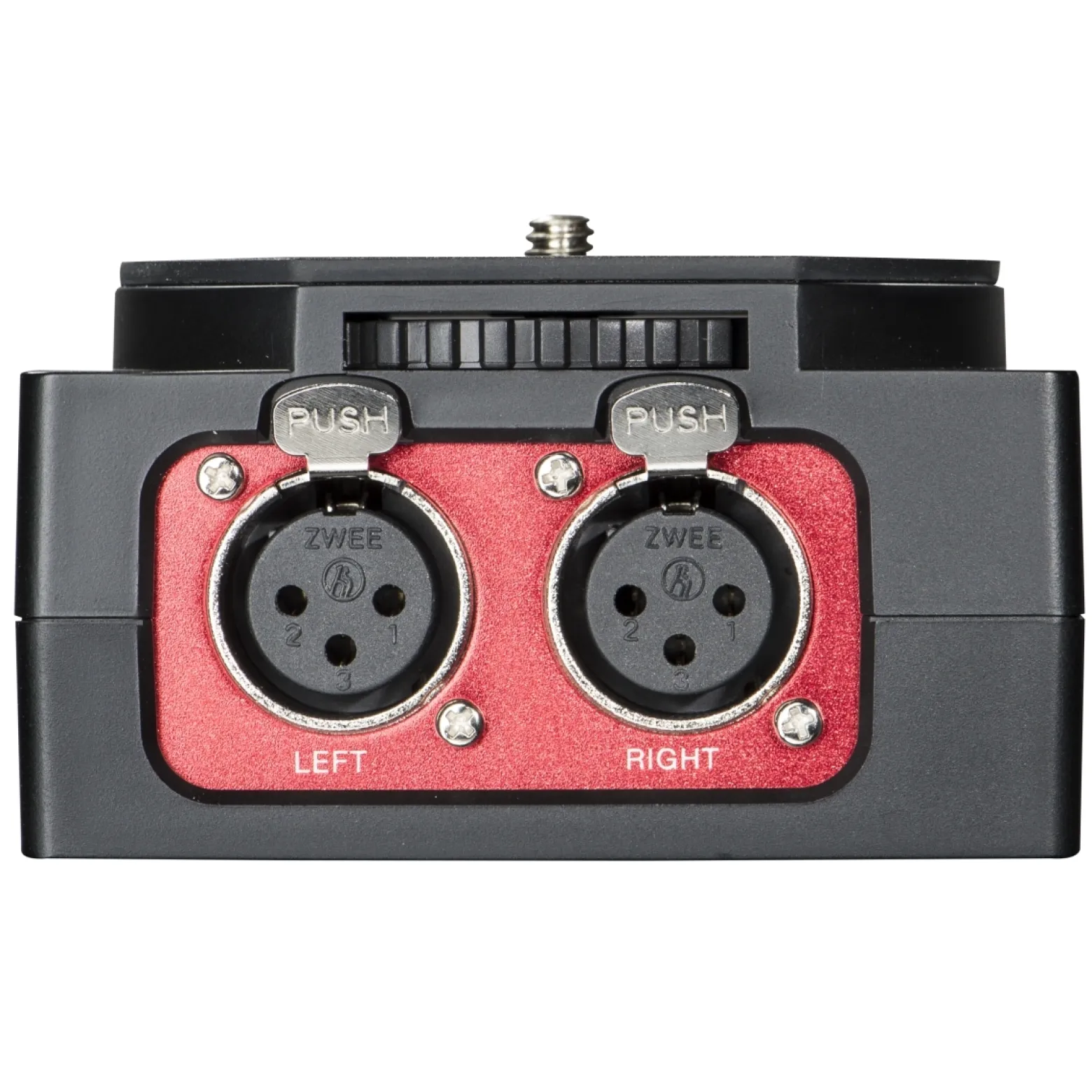 Walimex pro 2 Kanal XLR Audioadapter 101 - 87 x 80 x 52 mm - mit 2 Audio Eingängen, Kopfhörerbuchse, Mono/Stereo Modus, Ground und LINE/MIC - für optimale Tonkontrolle - Camcorder DSLR