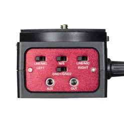 Walimex pro 2 Kanal XLR Audioadapter 101 - 87 x 80 x 52 mm - mit 2 Audio Eingängen, Kopfhörerbuchse, Mono/Stereo Modus, Ground und LINE/MIC - für optimale Tonkontrolle - Camcorder DSLR