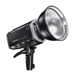 Walimex pro LED2Go 60 Daylight Videoleuchte, LED Dauerlicht 60 W mit Akku, Studioleuchte mit Bowens S-Type Anschluss, moderne COB-Technologie, ideal für Fotostudio