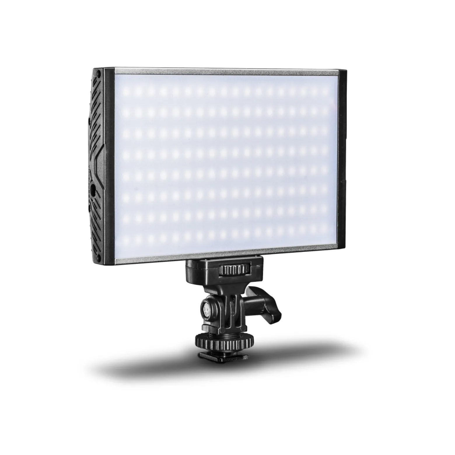Walimex pro LED Niova 150 Bi Color Videoleuchte inkl. Netzteil, On-Camera Fotolampe 15 W, Videolicht mit einstellbarer Farbtemperatur 3200-566 K, Studiolicht dimmbar
