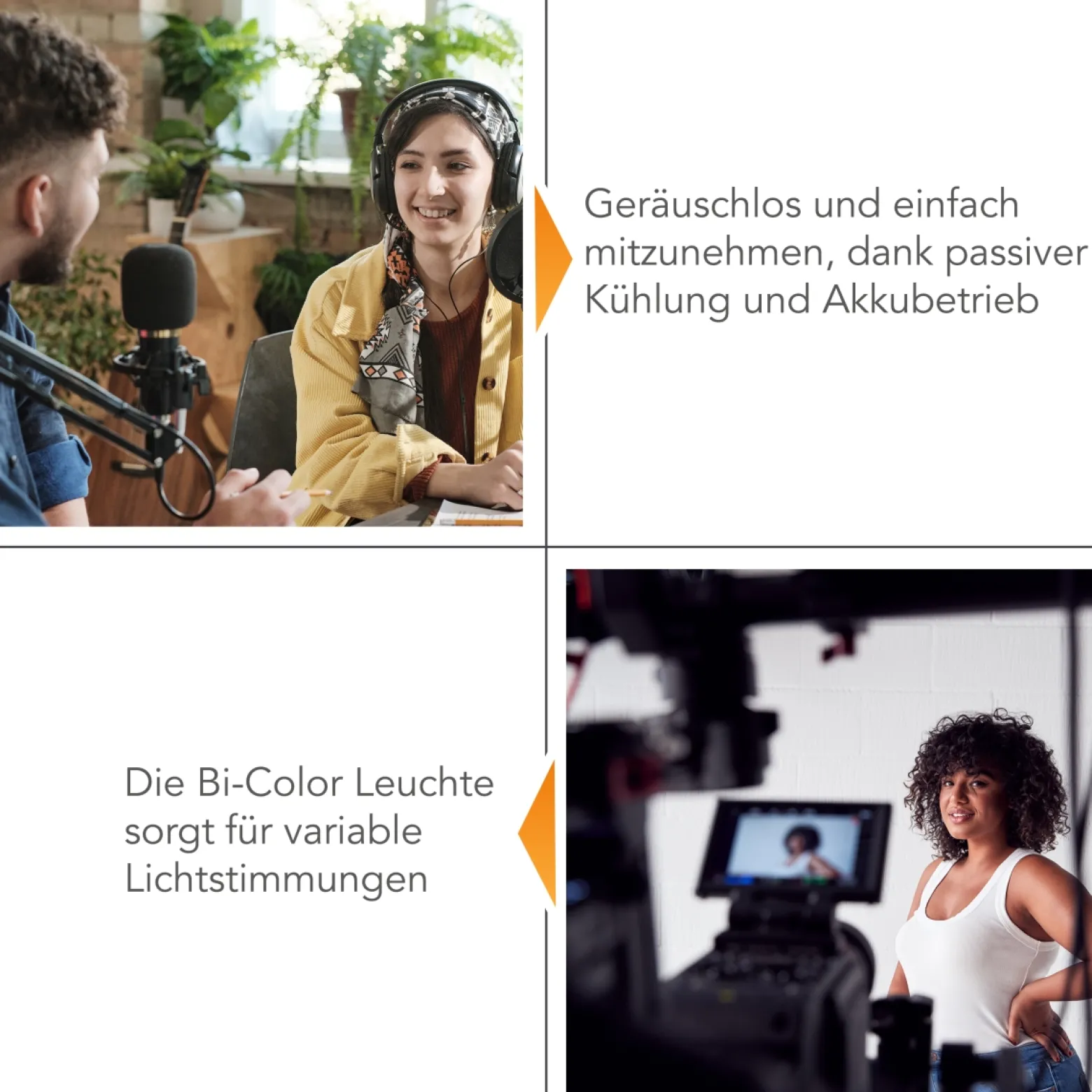 Walimex pro LED Niova 100-F Pro 100 W Bi-Color Flächenleuchte mit Lampenstativ, dimmbare Videoleuchte, Studioleuchte mit weichem Licht, Fotolicht mit Fernbedienung