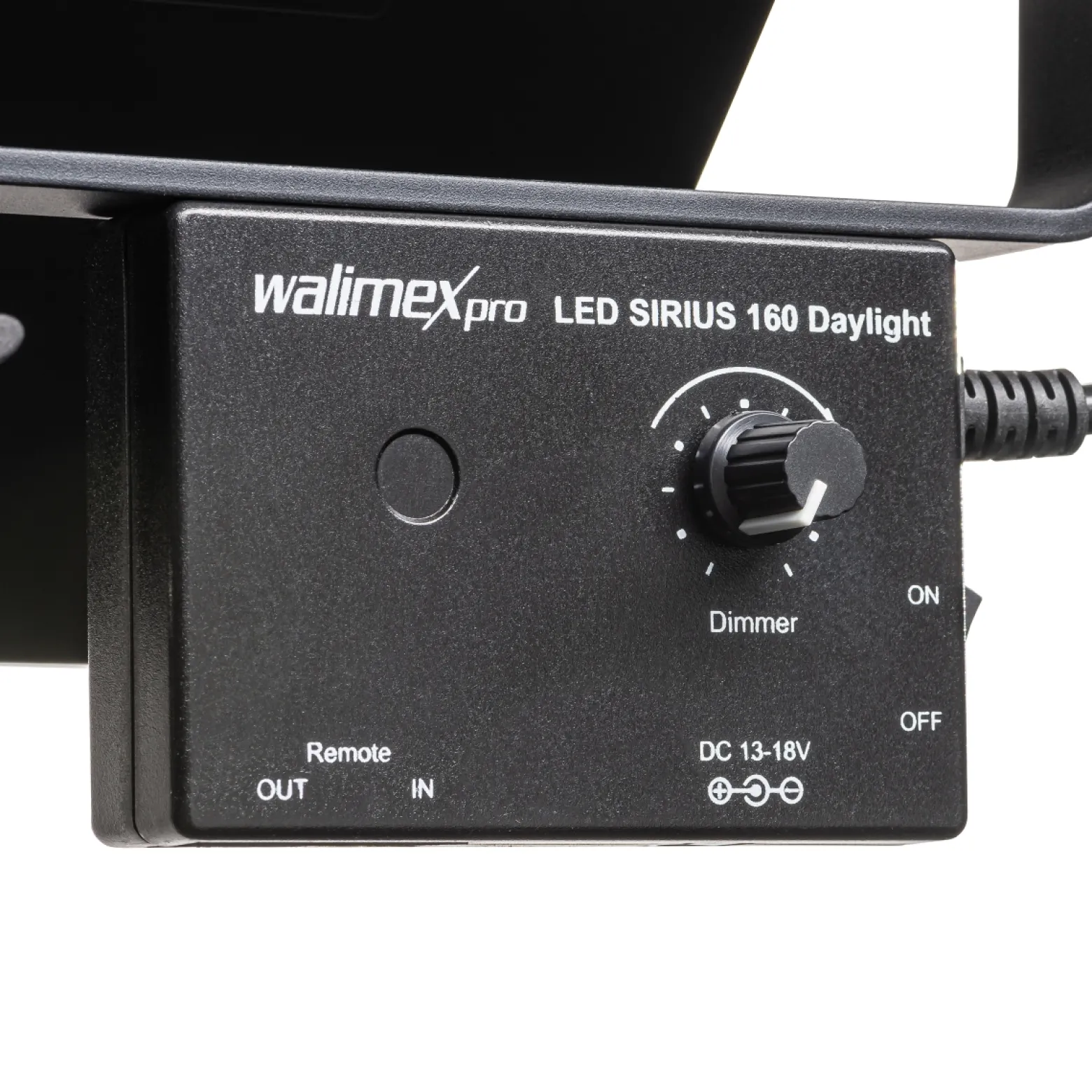 Walimex pro LED Sirius 160 Daylight Flächenleuchte, leistungsstarkes 65 W Flächenlicht, Tageslicht Videoleuchte 5600 K, Studioleuchte mit Aluminium-Gehäuse, Passivkühlung