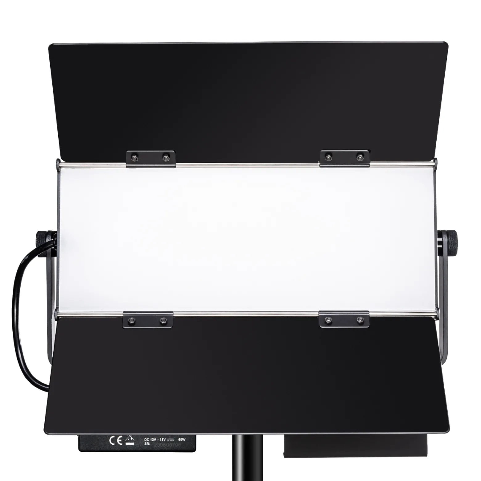 Walimex pro LED Sirius 160 Daylight Flächenleuchte, leistungsstarkes 65 W Flächenlicht, Tageslicht Videoleuchte 5600 K, Studioleuchte mit Aluminium-Gehäuse, Passivkühlung