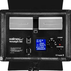 Walimex pro LED Versalight 500 Daylight Set bestehend aus Flächenleuchte und Lampenstativ bis 260 cm