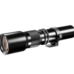 Walimex pro 500/8,0 Linsen Objektiv kompatibel mit MFT Kameras, DSLR-Objektiv für Vollformat und APSC, Teleobjektiv mit eingebauter Irisblende, hochwertiges Kameraobjektiv