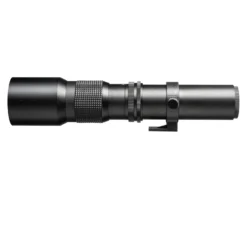 Walimex pro 500/8,0 Linsen Objektiv kompatibel mit Fuji X, DSLR-Objektiv für Vollformat und APSC, Teleobjektiv mit eingebauter Irisblende, hochwertiges Kameraobjektiv