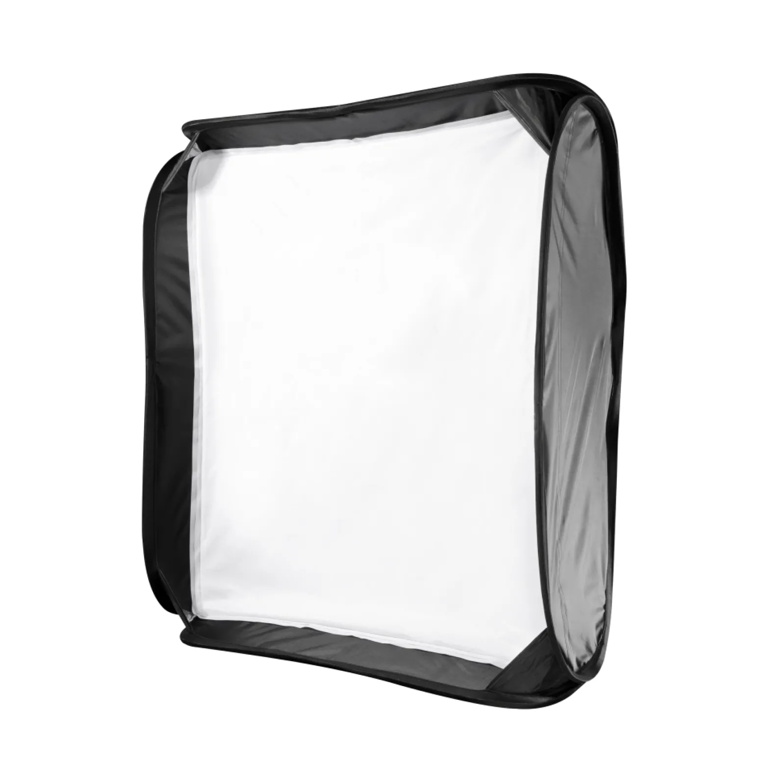 Walimex pro Magic Softbox 600 x 600 x 400 mm, Lichtformer um 360° drehbar, einfacher Aufbau, inkl. Frontdiffusor und Tasche, ideal für Kompaktblitze, Produkt- und Peoplefotografie